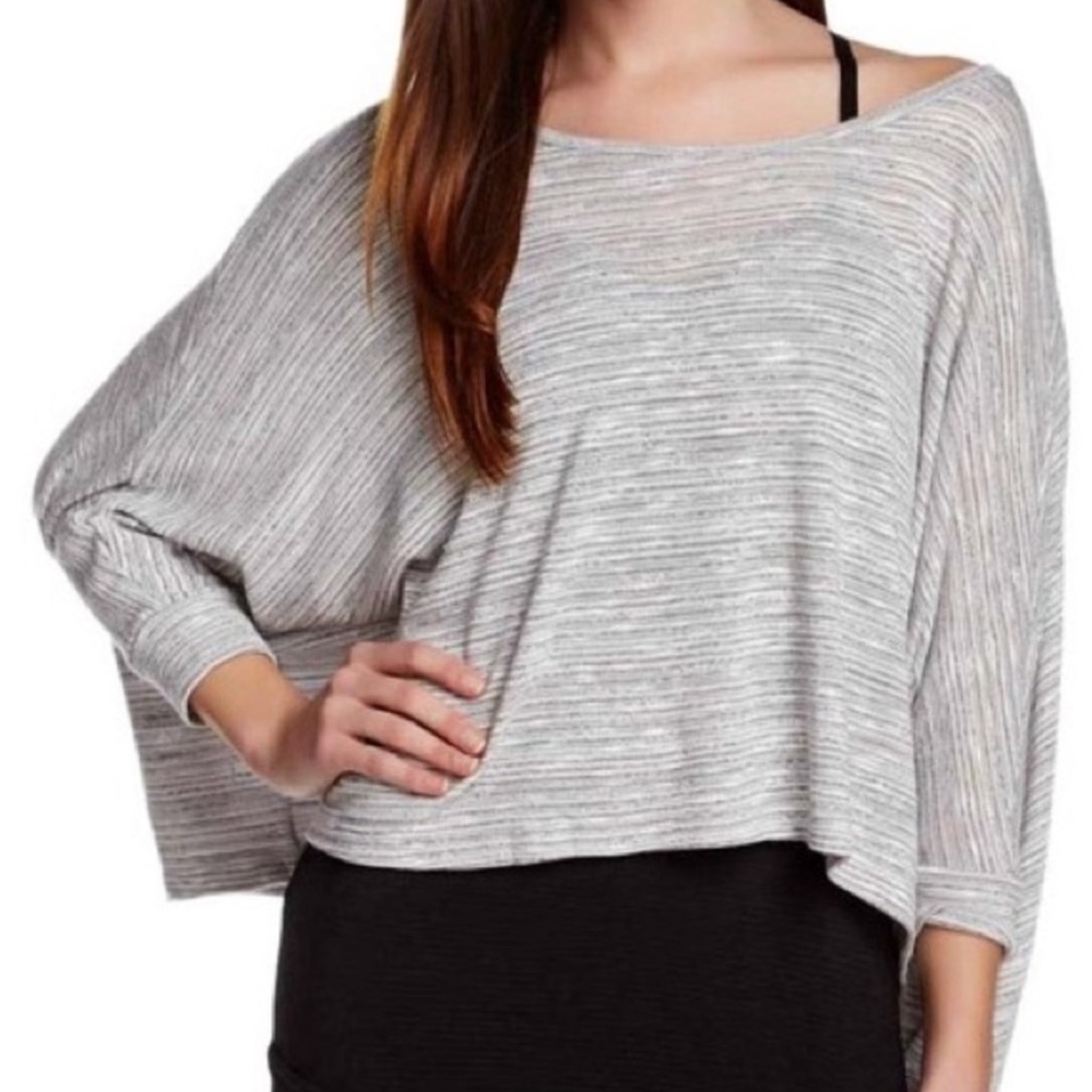 Beyond Yoga Cropped Dolman Knit Pullover